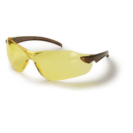 Okulary ZEKLER 15 żółte, oprawki brązowe