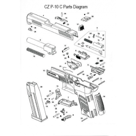 Blok tylny CZ P-10C