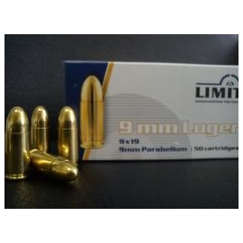 Amunicja LIMIT 9x19 124 grain FMJ