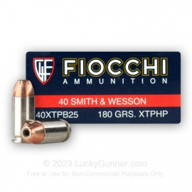 Amunicja Fiocchi .40 S&W 180gr XTP-HP